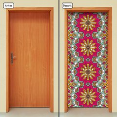 Adesivo Decorativo de Porta - Mandala - 2445cnpt - comprar online
