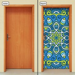 Adesivo Decorativo de Porta - Mandala - 2446cnpt - comprar online