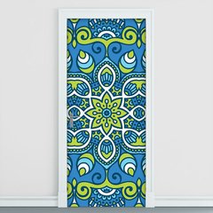 Adesivo Decorativo de Porta - Mandala - 2446cnpt