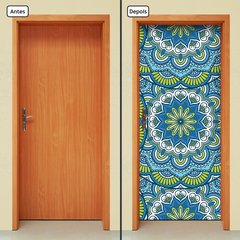 Adesivo Decorativo de Porta - Mandala - 2449cnpt - comprar online