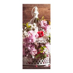 Adesivo Decorativo de Porta - Flores - 244cnpt na internet