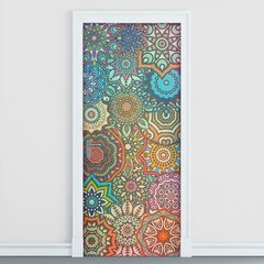 Adesivo Decorativo de Porta - Mandalas - 2450cnpt