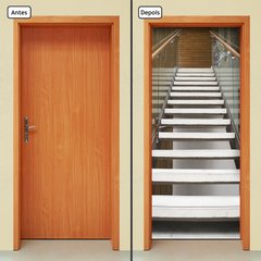 Adesivo Decorativo de Porta - Escada - 2458cnpt - comprar online