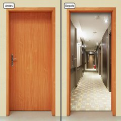 Adesivo Decorativo de Porta - Corredor - 2463cnpt - comprar online