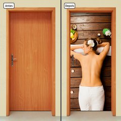 Adesivo Decorativo de Porta - Spa - 2465cnpt - comprar online