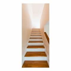 Adesivo Decorativo de Porta - Escada de Madeira - 2466cnpt na internet