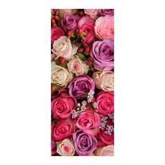 Adesivo Decorativo de Porta - Rosas - Flores - 246cnpt na internet