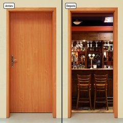 Adesivo Decorativo de Porta - Bar - 2470cnpt - comprar online