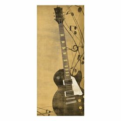 Adesivo Decorativo de Porta - Guitarra - Música - 2472cnpt na internet