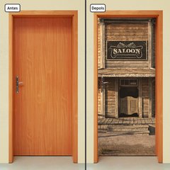 Adesivo Decorativo de Porta - Saloon - 2478cnpt - comprar online