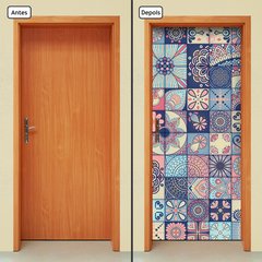 Adesivo Decorativo de Porta - Mandalas - 2489cnpt - comprar online