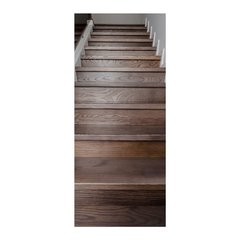 Adesivo Decorativo de Porta - Escada de Madeira - 2490cnpt na internet
