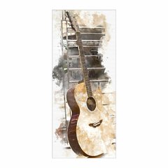Adesivo Decorativo de Porta - Violão - Música - 2499cnpt na internet