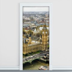 Adesivo Decorativo de Porta - Londres - 2502cnpt
