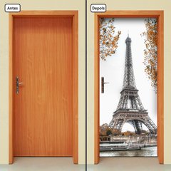 Adesivo Decorativo de Porta - Torre Eiffel - Paris - 2506cnpt - comprar online