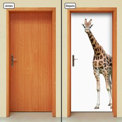 Adesivo Decorativo de Porta - Girafa - 250cnpt - comprar online