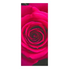 Adesivo Decorativo de Porta - Flor - Rosa - 2511cnpt na internet