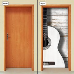 Adesivo Decorativo de Porta - Violão - Música - 2513cnpt - comprar online