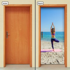 Adesivo Decorativo de Porta - Fitness - Pilates - 2521cnpt - comprar online