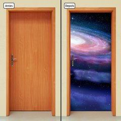 Adesivo Decorativo de Porta - Galáxia - Universo - 2523cnpt - comprar online