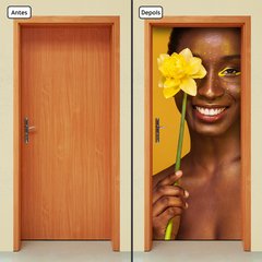 Adesivo Decorativo de Porta - Salão de Beleza - 2529cnpt - comprar online
