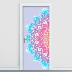 Adesivo Decorativo de Porta - Mandala - 252cnpt