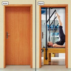 Adesivo Decorativo de Porta - Fitness - Pilates - 2531cnpt - comprar online