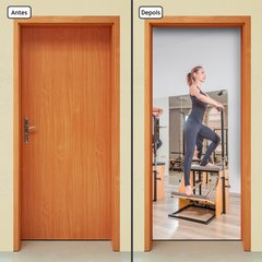 Adesivo Decorativo de Porta - Fitness - Pilates - 2532cnpt - comprar online