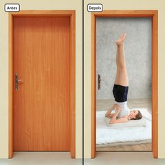 Adesivo Decorativo de Porta - Fitness - Pilates - 2533cnpt - comprar online