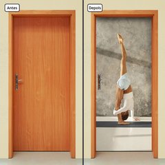 Adesivo Decorativo de Porta - Fitness - Pilates - 2534cnpt - comprar online