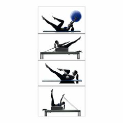Adesivo Decorativo de Porta - Fitness - Pilates - 2535cnpt na internet