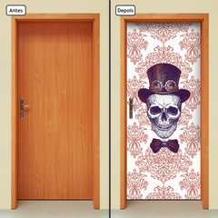 Adesivo Decorativo de Porta - Caveira Mexicana - 2560cnpt - comprar online