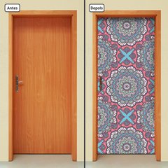 Adesivo Decorativo de Porta - Mandalas - 2565cnpt - comprar online