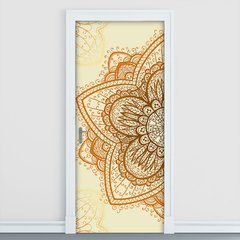 Adesivo Decorativo de Porta - Mandala - 2571cnpt