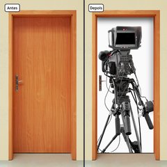 Adesivo Decorativo de Porta - Filmadora - 2592cnpt - comprar online
