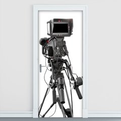 Adesivo Decorativo de Porta - Filmadora - 2592cnpt