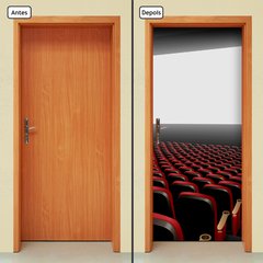 Adesivo Decorativo de Porta - Sala de Cinema - 2600cnpt - comprar online
