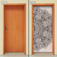 Adesivo Decorativo de Porta - Mandalas - 2608cnpt - comprar online