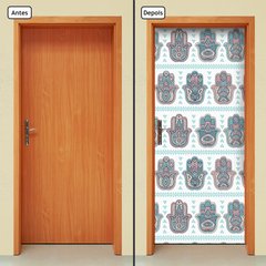 Adesivo Decorativo de Porta - Hamsa - Indiano - 260cnpt - comprar online