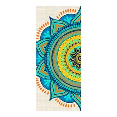 Adesivo Decorativo de Porta - Mandala - 2616cnpt na internet