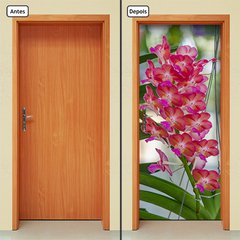 Adesivo Decorativo de Porta - Orquídeas - 263cnpt - comprar online