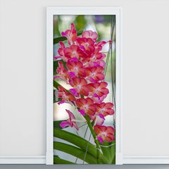 Adesivo Decorativo de Porta - Orquídeas - 263cnpt