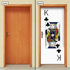 Adesivo Decorativo de Porta - Rei de Paus - 2660cnpt - comprar online