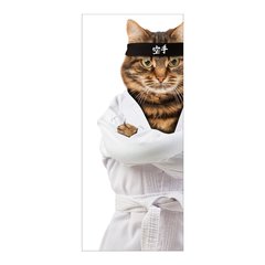 Adesivo Decorativo de Porta - Gato - Pet Shop - 2674cnpt na internet