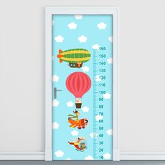 Adesivo Decorativo de Porta - Régua de Crescimento - Infantil - 2681cnpt