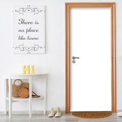 Adesivo Branco Para Porta Madeira Vidro Decorativo - 2718mlpt