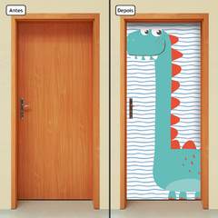 Adesivo Decorativo de Porta Dinossauros Dino Infantil Quarto - 2736mlpt - comprar online