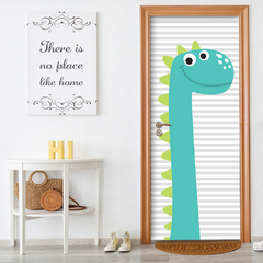 Adesivo Decorativo de Porta Dinossauros Dino Infantil Quarto - 2748mlpt