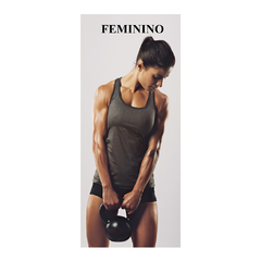 Adesivo Decorativo de Porta Academia Fitness Banheiro Vestiário Feminino - 2777mlpt na internet