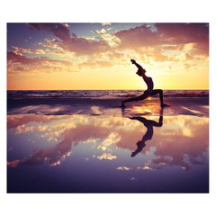 Papel de Parede Yoga Pilates Exercício Saúde Sala Painel Adesivo - 280pc na internet